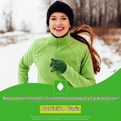 Vista 6 de Planta vegana Omega 3-6-9 para mujeres y hombres, aceite de Ahifflor, sin