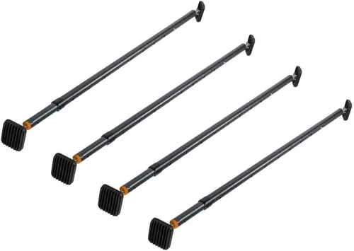 Vista 17 de Mytee Products Barra de Bloqueo de Carga Ajustable de Servicio Pesado de 40"-70" con Barra Divisora de 16" y Red de Almacenamiento para Sujeción