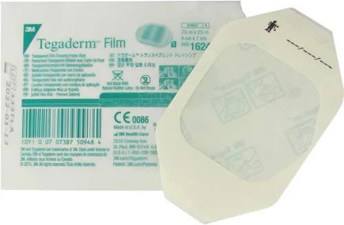 Rescue Essentials - Apósito de película transparente Tegaderm 3M, estéril - 2 3/8 pulgadas x 2 3/4 pulgadas - (paquete de 10)