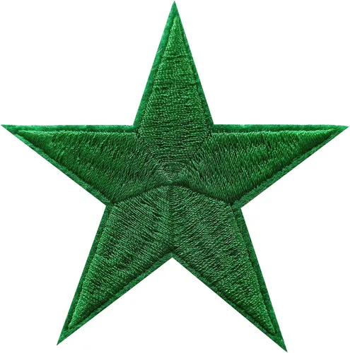Vista 12 de 5 parches para planchar con estrellas negras, parches bordados para ropa, chaquetas, sombreros, mochilas, jeans (3.2 pulgadas)