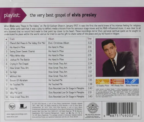 Vista 2 de Playlist The Very Best Gospel of Elvis Presley