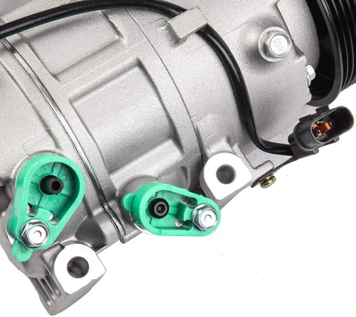 Vista 2 de Compresor con embrague apto para 2012-2014 para Hyun-dai So-nata 2012-2015 para K-ia Op-tima, nuevo compresor de aire acondicionado con embrague