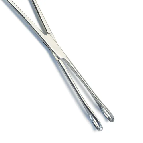 Vista 3 de Grafco Foerster Pinzas de esponja, puntas curvadas y dentadas, 9.5 pulgadas de largo, 2734