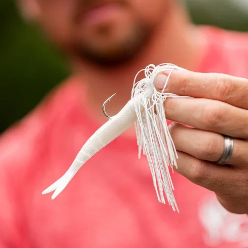 Vista 2 de Strike King Blade Minnow Swimbait Fishing Lure, 4.5", Segmented Body