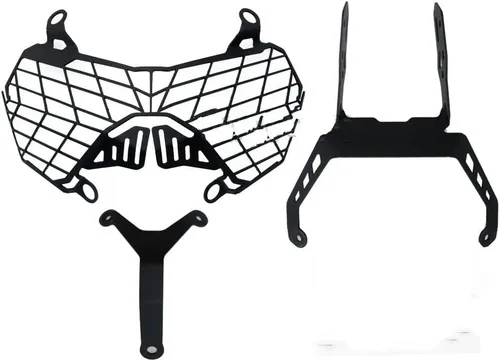 Vista 2 de Funda protectora de faros delanteros para Kawasaki para KLR 650 2021-2023, accesorios de motocicleta, protector de faro delantero, protector
