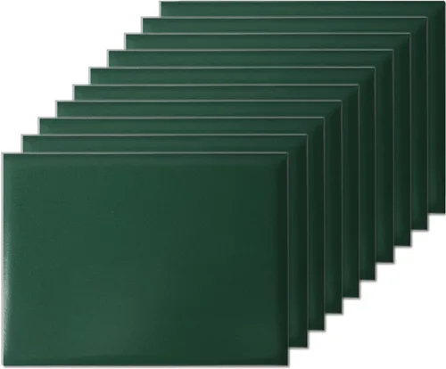 Vista 31 de Funda para diploma de 8.5 x 11 pulgadas, apertura vertical, cubierta para certificado de graduación, cubierta acolchada de cuero liso, tamaño carta