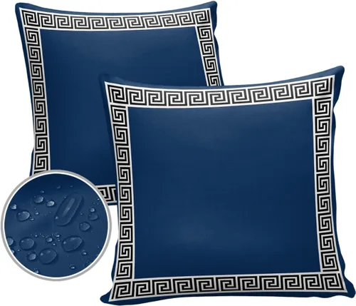 Vista 8 de Fundas de almohada modernas impermeables para exteriores, diseño abstracto de ondas amarillas, grises, decorativas, decorativas, degradado, paquete