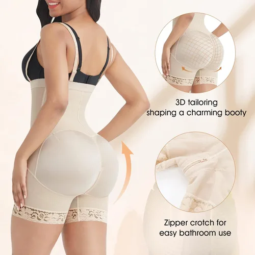 Vista 2 de Comfy BBL Stage 2 Fajas Colombianas Shapewear para mujer, control de abdomen, poscirugía, ropa de compresión