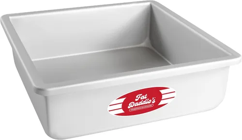 Vista 17 de Fat Daddio's PSQ-442 - Molde cuadrado de aluminio anodizado para tartas, 4 x 2 pulgadas