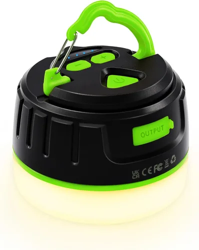 Vista 10 de Yonktoo Linterna LED recargable de 1000 lúmenes, tiempo de funcionamiento de 300 horas, 6400 mAh, IPX5 impermeable para camping, senderismo, cortes