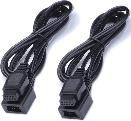 JoFong Cable de extensión de controlador de 9 pines para AV 620 HD 621 HD 821 Classic Retro Game Console Plug and Play Cable de extensión de