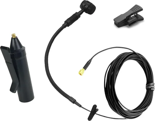 Vista 15 de HEIMU Micrófono condensador de instrumento con clip + clip universal (para bajos)