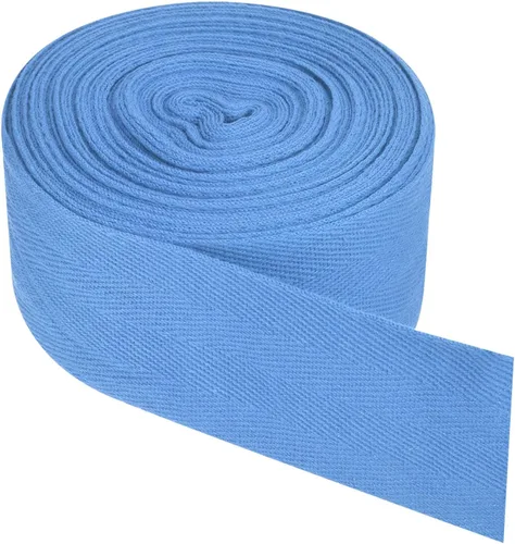 Vista 211 de PATIKIL Cinta de sarga de algodón de 1 pulgada, 50 yardas, cinta de algodón, cinta de encuadernación al bies, cinta de espiga para costura, Verde