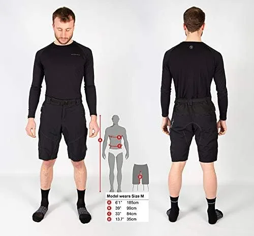 Vista 5 de Endura Men's Hummvee Mountain Bike Baggy Cycling Short with Removable Liner