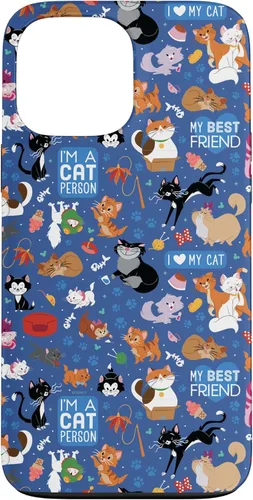 Vista 24 de Disney Carcasa para iPhone 17, diseño de gatos I Love My Cat