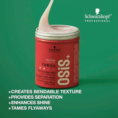 Vista 2 de OSiS+ Thrill Fibre Gum - Medium Hold Flexible Style Control with Natural Shine