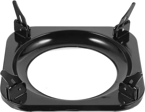 DOITOOL Wok Quemador Estufa de gas Estante de olla Anillo de soporte Wok Anillo Wok Estante de estufa de gas, salvamanteles Soporte de olla de
