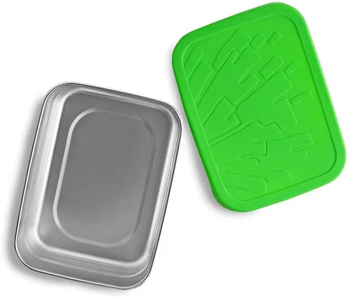 Vista 7 de ECOlunchbox Splash Box XL - Bento de acero inoxidable a prueba de fugas de 40 onzas con tapa de silicona apta para alimentos