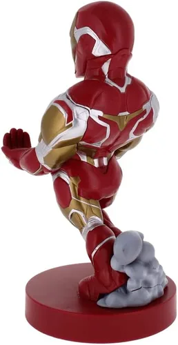 Vista 4 de Exquisite Gaming Cable Guy - Marvel Avengers End Game Iron Man - Controlador de carga y soporte para dispositivos - Juguete - Xbox 360