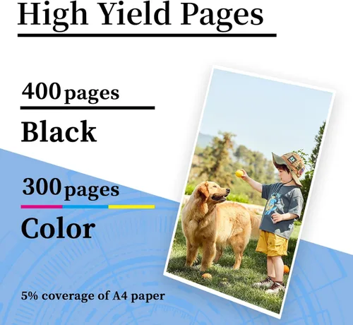 Vista 3 de PGI-275 CLI-276 Cartuchos de tinta de alto rendimiento compatible con tinta Canon PGI-275 negro y CLI-276 Paquete combinado de colores funciona