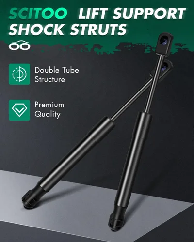 Vista 8 de SCITOO Soportes de elevación de maletero, resortes de gas de reemplazo para amortiguadores, compatibles con Nissan Sentra 2.0L 2007-2012