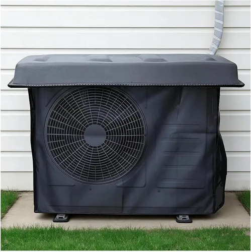 Vista 8 de Cubierta de aire acondicionado para unidad exterior, cubierta de malla para compresor de condensador de HVAC mini dividido, protege la bomba