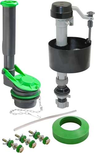 Vista 3 de Plumb Pak, kit de reparación universal de tanque de ahorro de agua para inodoros con válvula de descarga de 2 pulgadas, tamaño K830-16BX