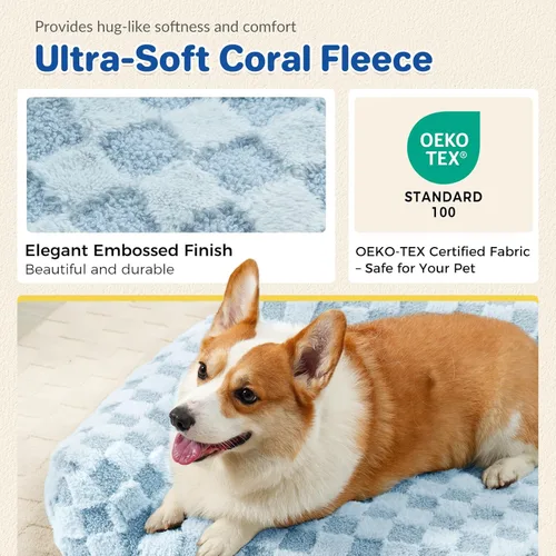 Vista 3 de ABCPET Cama para gatos, sofá para cachorros y gatitos, sofá esponjoso para mascotas, sofá cama pequeño para perros, sofá de apoyo para gatos