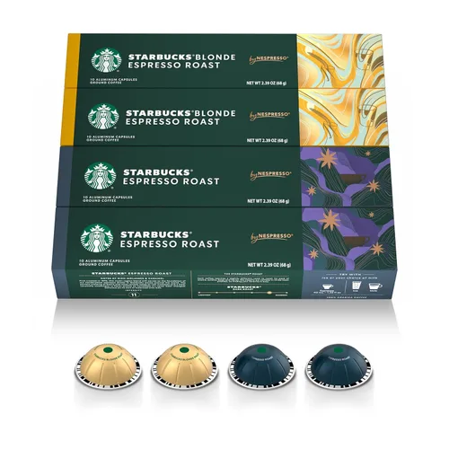 Vista 11 de Starbucks by Nespresso Cápsulas de café para máquinas Nespresso Vertuo - Rubia Espresso ASEADO - 50 CUENTA