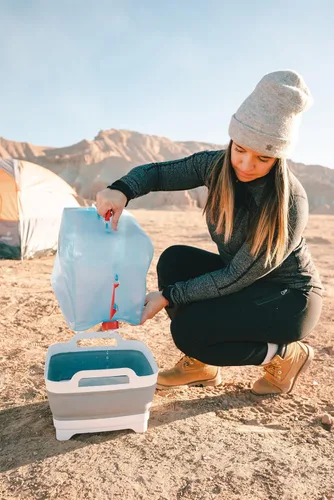 Vista 8 de Stansport Portador de agua plegable de 5 galones