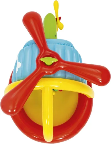 Vista 5 de Fisher-Price Hoyo inflable de la bola del helicóptero, 61" x 40" x 36