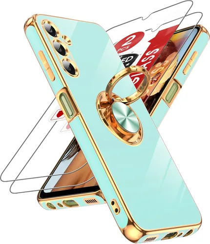 Vista 58 de LeYi Funda para iPhone XR: con Protector de Pantalla de Vidrio Templado [Paquete de 2] Soporte de Anillo Giratorio de 360°, Soporte Magnético