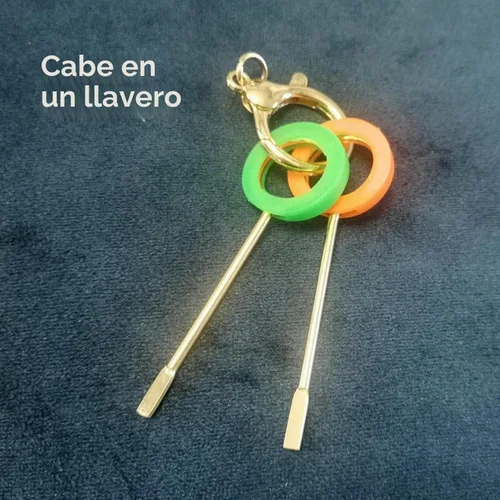 Vista 4 de Llave de emergencia interior para privacidad baño/dormitorio (5, tapa de color)