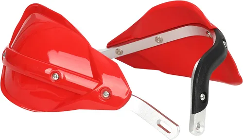 Vista 6 de PowerMotor Paramanos para motocicleta, protectores de mano universales con barra de cepillo de aluminio para motocicletas Pit Bikes, accesorios
