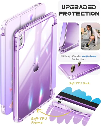 Vista 4 de INFILAND Compatible con Funda para iPad A16 de 11ª Generación de 11 Pulgadas 2025, Funda para iPad de 10ª Generación de 10.9 Pulgadas 2022, Funda