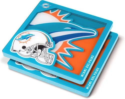 Vista 25 de YouTheFan NFL - Posavasos de la serie de logotipos en 3D