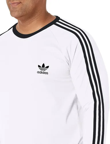 Vista 3 de adidas Originals Camiseta Adicolor Classics de manga larga de 3 rayas para hombre