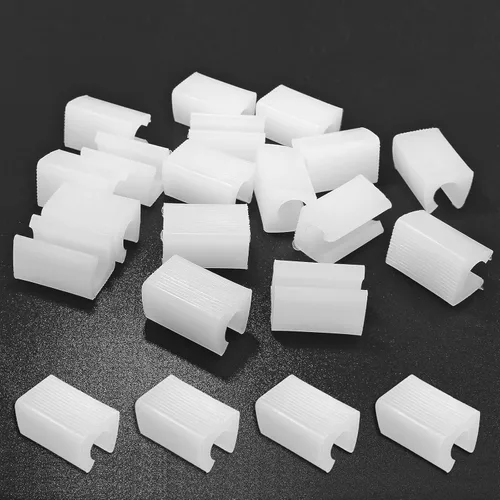 Vista 9 de 20 protectores de pies para muebles de 0.551 in, protectores de suelo de taburete de bar, puntas rectangulares antideslizantes para patas, tapas