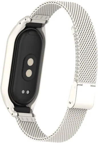 Vista 5 de HOPMC Correa de reloj compatible con Xiaomi mi Band 8 correas ajustables con hebilla de metal impermeable correa de repuesto accesorios