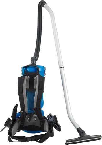 Vista 3 de Global Industrial Aspiradora de mochila HEPA ergonómica comercial con kit de herramientas de 8 piezas, capacidad de 2-1/2 galones, 105 CFM, 1080 W