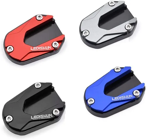 Vista 9 de Soporte de soporte lateral para motocicleta, soporte de placa ampliadora compatible con Honda Rebel 500 300 (2017-2024) (azul)