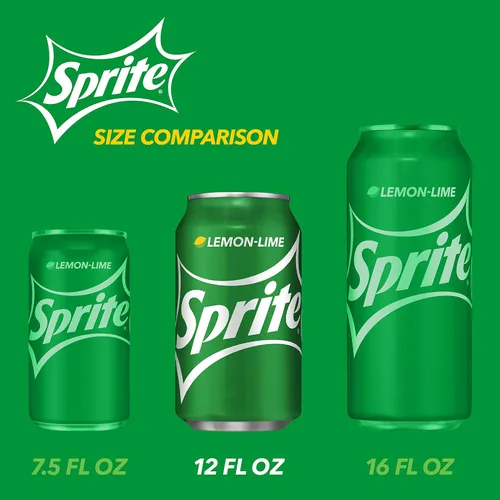 Vista 3 de Coca-Cola Sprite - Paquete de nevera, 12 onzas líquidas, paquete de 36