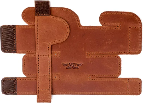 Vista 12 de Protector de válvula de trompeta XL Protección de cuero genuino Cubierta de válvula de trompeta Envoltura de válvula (negro)