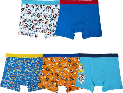 Vista 2 de Paw Patrol boys 100% Combed Cotton Toddler 7 Or 10-pk Briefs and 5 Pack Boxer Briefs in Sizes 23t and 4t
