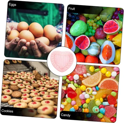 Vista 5 de BESTOYARD Cesta de ratán de amor, cesta de pastos marinos, cesta de plástico para alimentos, cestas de almacenamiento apilables, cesta de pan, cesta