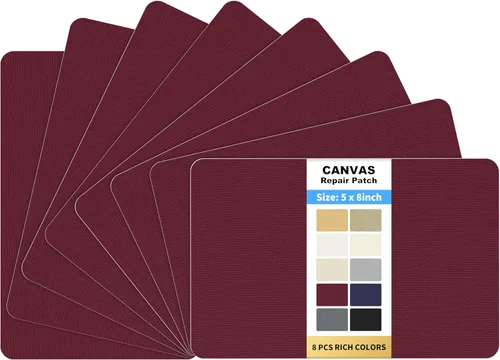 Vista 141 de KING MOUNTAIN Cinta de reparación de tela de nailon autoadhesiva, 4×63 pulgadas, parche rápido de reparación de chaqueta de plumón, kit de parche