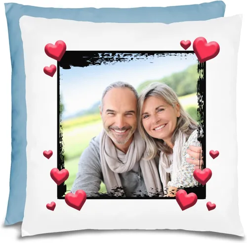 Vista 16 de Almohada personalizada de San Valentín, almohada personalizada, regalos de San Valentín, regalos para mujeres, regalos para ella, regalos Negro