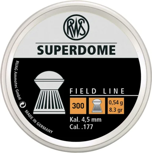 Vista 6 de Umarex RWS Superdome Field Line Pellet Gun Pellets.177 Caliber, 8.3 Grains