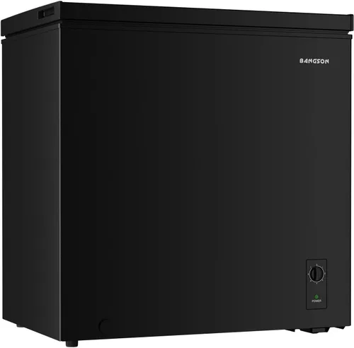 Vista 10 de BANGSON Congelador de Cofre de 3.5 Pies Cúbicos, Congelador Profundo Compacto con Canasta Removible, Termostato Ajustable, Ahorro de Energía, Mini
