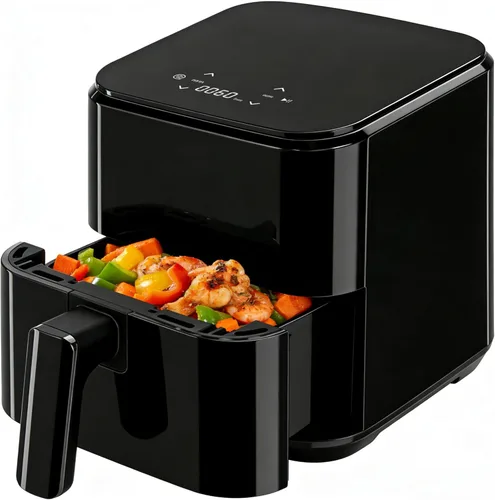 Vista 16 de HealSmart Horno freidora de aire 10 en 1, horno de convección de 12.6 cuartos de galón con ventana visible, asador y parrilla, freidora de aire